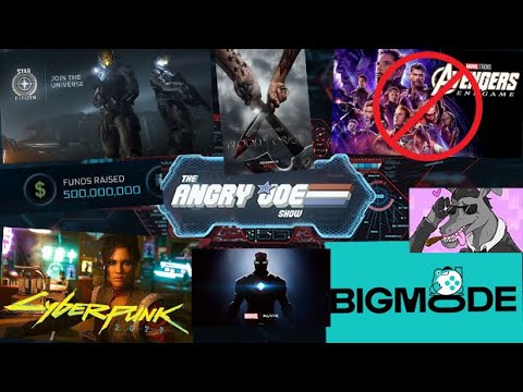 AJS News - Cyberpunk 1 Million Players, Star Citizen 500 Mil, Dunkey Indie Games, New Iron Man Game