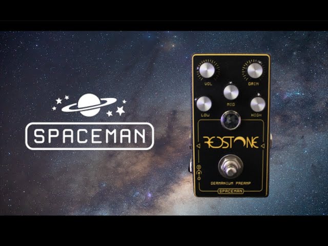 Spaceman Effects - Red Stone Germanium Preamp Demo video