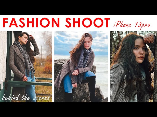 FALL FASHION SHOOT | shot on iPhone 13 pro | behind the scenes