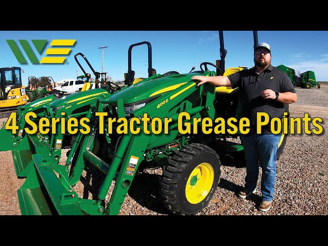 ALL Grease Points on John Deere 4 Series Tractors