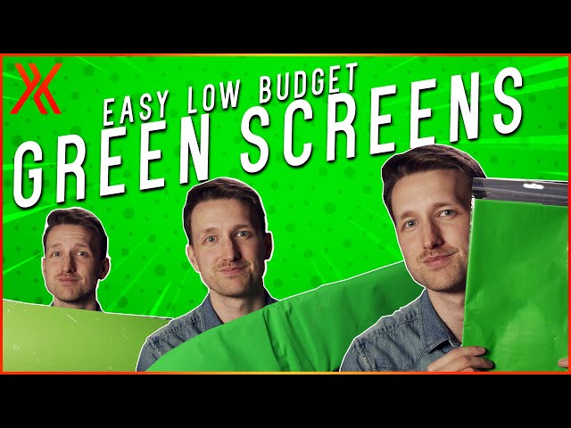 Low-budget GREEN SCREEN at home | What gives the best results?