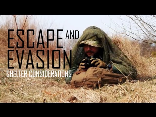 Black Scout Tutorials - Shelter Considerations During E&E