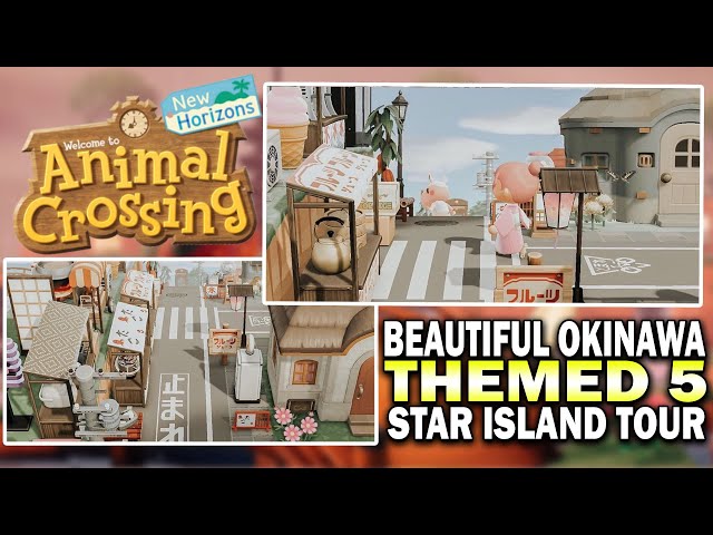 Beautiful Okinawa Inspired 5 Star Island - Animal Crossing New Horizons Island Tour