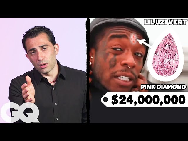 Jewelry Expert Critiques Lil Uzi Vert's Jewelry Collection | Fine Points | GQ