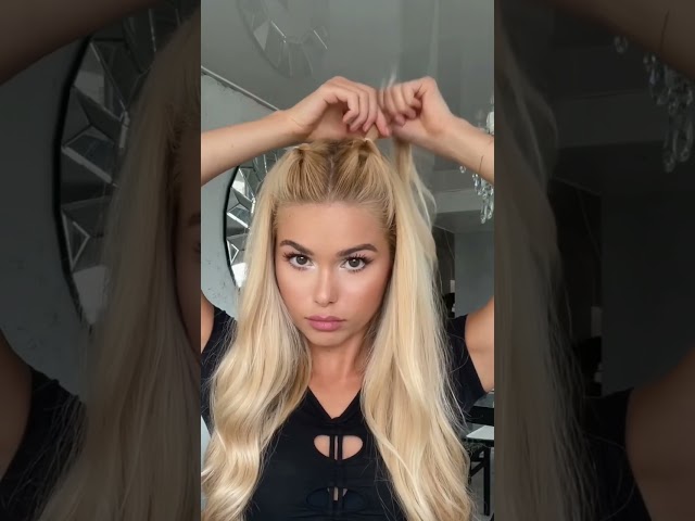 Loop Hair Tutorial - you could use a simple clip.. or you can LOOP IT 😮‍💨😂 #pamelareif #hairstyle