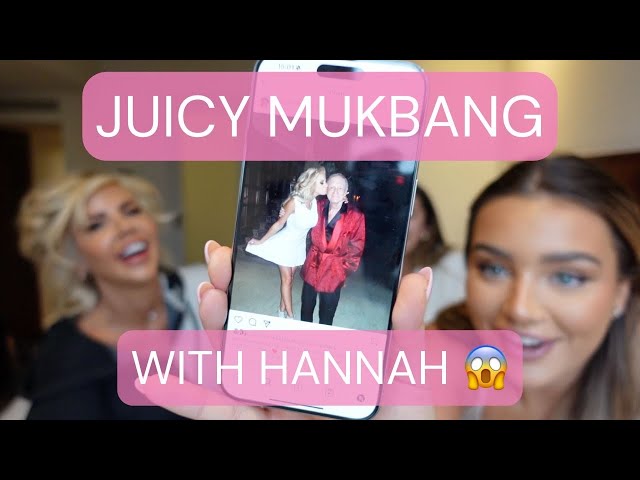 JUICY MUKBANG Q&A WITH ALL STARS HANNAH ELIZABETH | OG Playboy Bunny & Engagement on Love Island