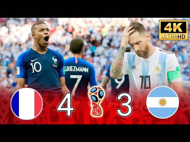 Argentina vs France 3-4 World Cup 2018 💥Extended highlights & Goals | Ultra HD 4K 💥