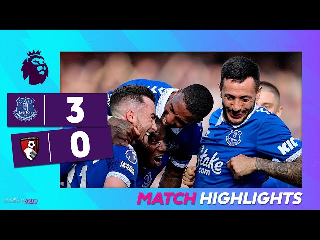 EPL Highlights: Everton 3 - 0 Bournemouth | Astro SuperSport