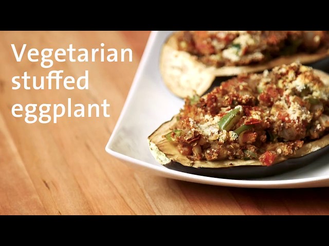 Vegetarian Stuffed Eggplant