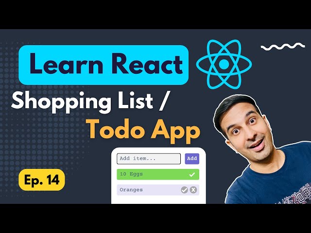 ✅ Shopping List Manager App or TODO App Project #reactjs