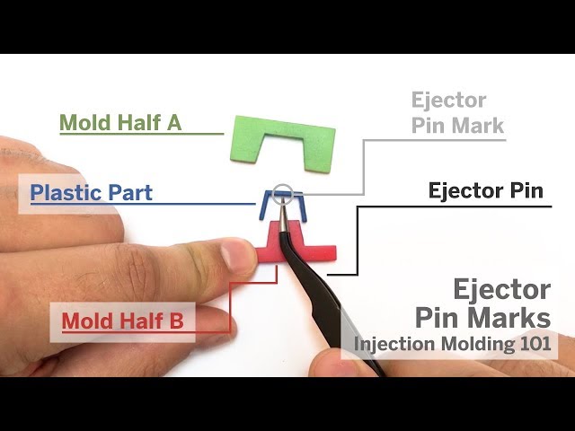Injection Molding 101: Ejector Pin Marks