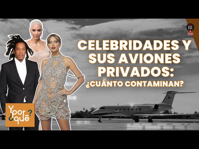 Taylor Swift y Kim Kardashian: ¿Cuánto contaminan sus aviones privados?  | El Espectador