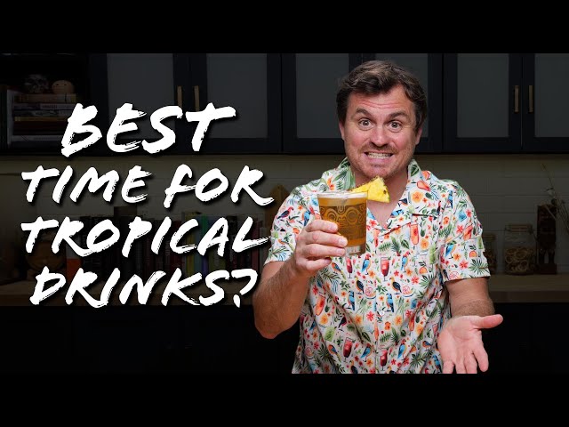 Don't get Hoodwinked, tropical drinks are PERFECT for winter