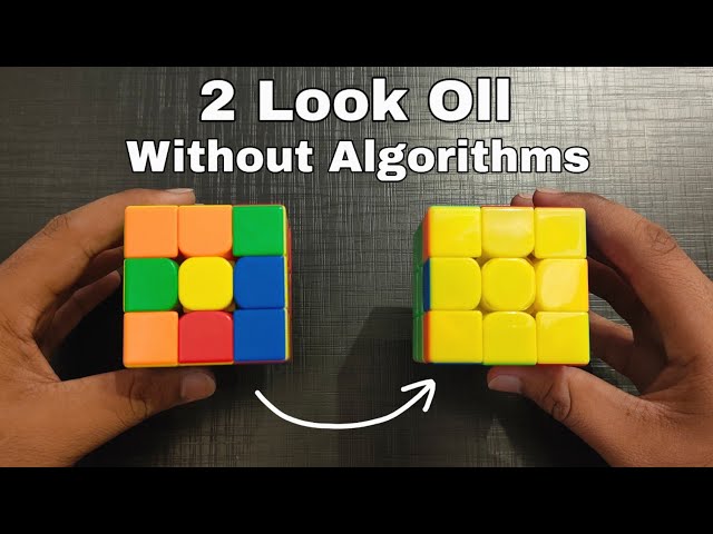 How To Solve Last Layer of Rubik's Cube in 5 Seconds "2 Look OLL Tutorial"
