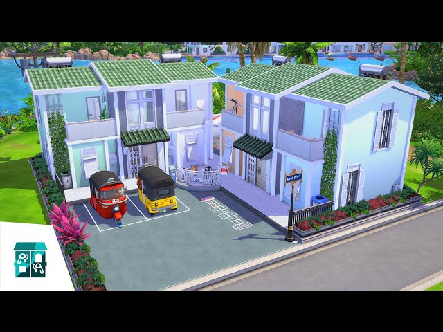 TOMARANG APARTMENTS (Sims 4 For Rent) 🏡 Sims 4 Speed Build Stop Motion (NO CC)