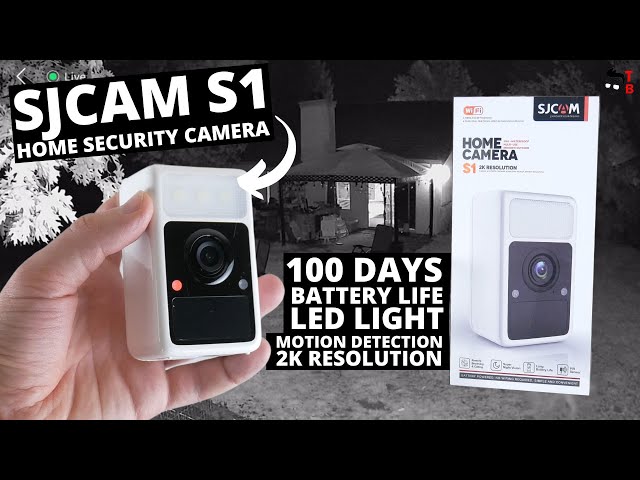 SJCAM S1 REVIEW: 100 Days Battery Home Security Camera!