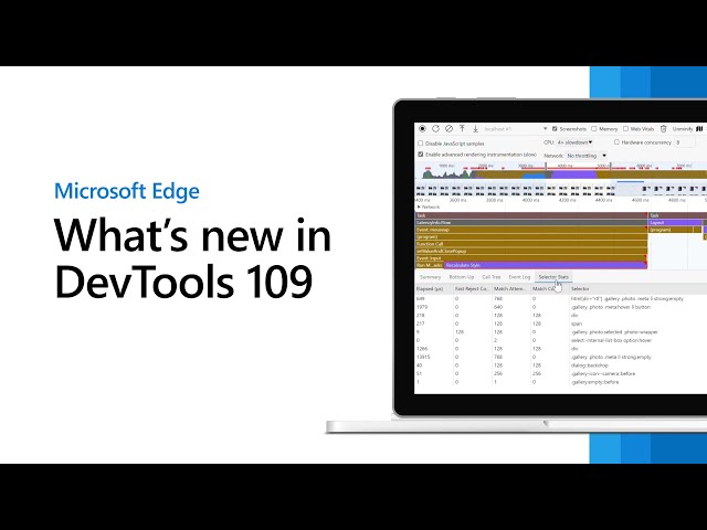 Microsoft Edge | What's New in DevTools 109