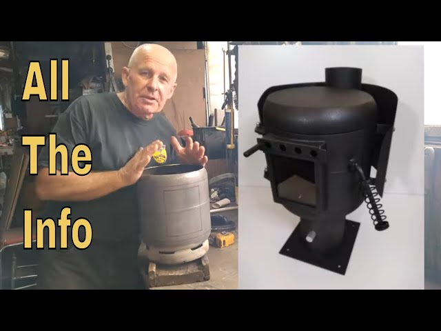 Make the BEST Gas Bottle Wood Stove!