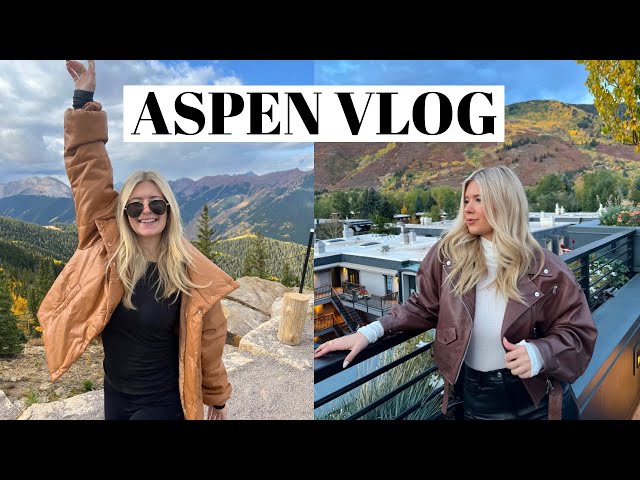 VLOG: trip to aspen, fall vibes, travel saga, colorado adventures
