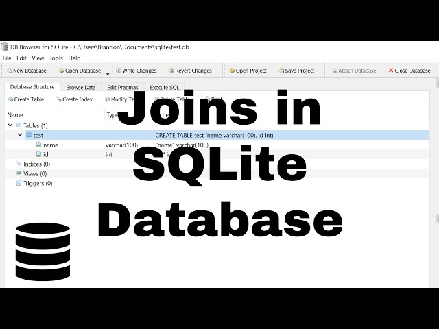 Joins in SQL and SQLite - How to Join Data in SQL - SQLite Join Tutorial