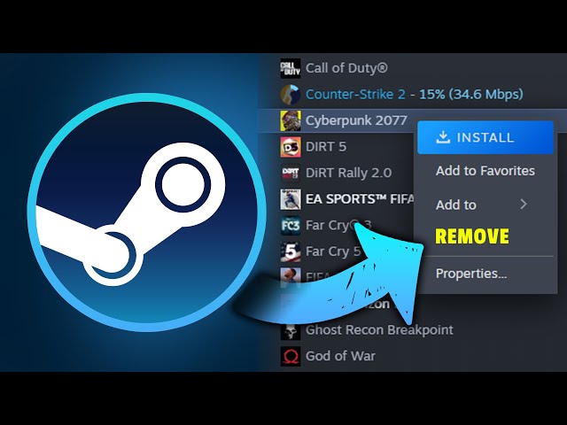 How to Remove a Game from Steam Library