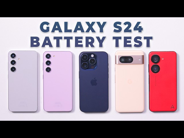 Galaxy S24 Battery Test: Which small phone has the best battery life?