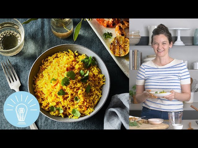 Andrea Nguyen's Vibrant Turmeric Coconut Rice | Genius Recipes