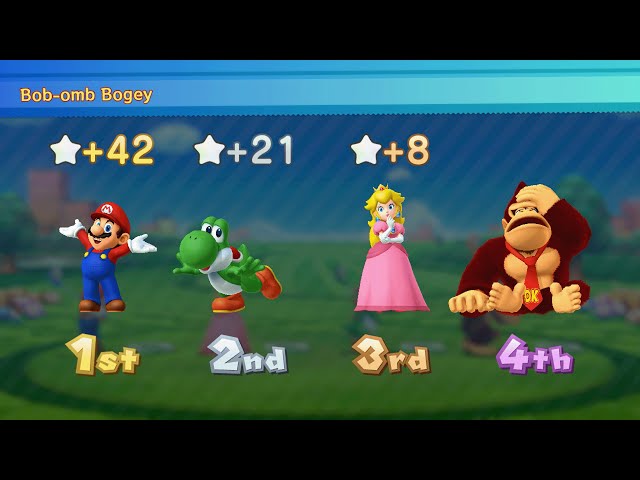 Mario Party 10 - Mario vs Peach vs Yoshi vs Donkey Kong - Airship Central