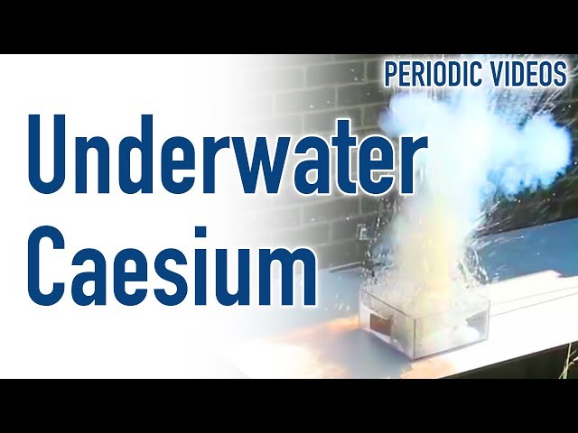 Underwater Caesium - Periodic Table of Videos