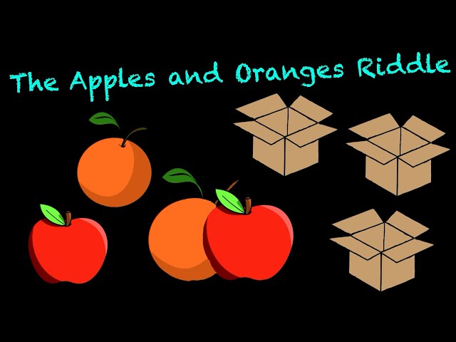 The Apples and Oranges Riddle