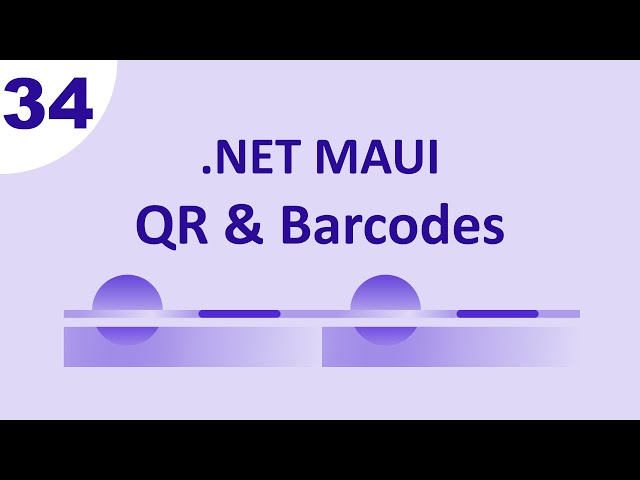 How to create QR Codes and Barcodes in .NET MAUI