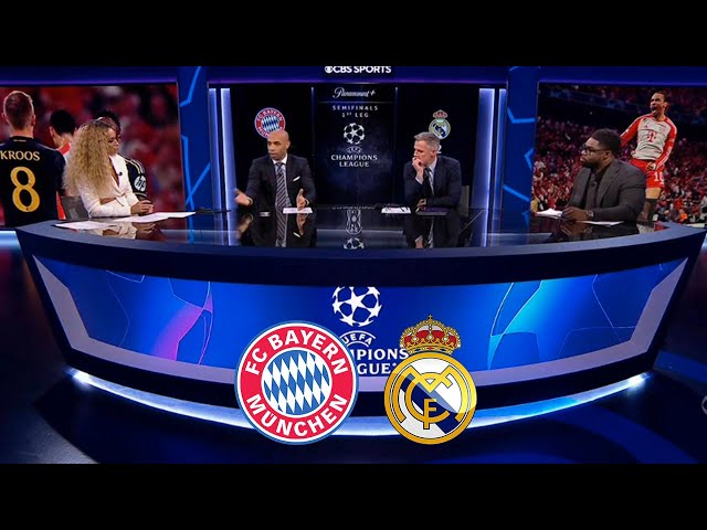 Bayern Munich vs Real Madrid 2-2 Draw At Allianz Arena💥 Who Will Go Advance? Thierry Henry Reaction