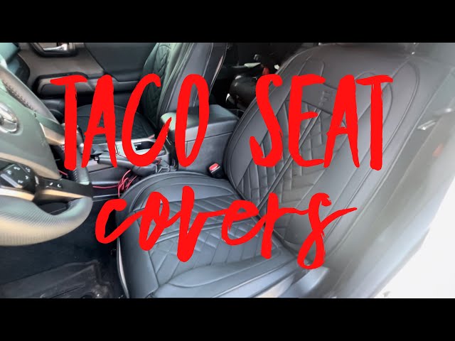 LUCKYMAN CLUB Tacoma Custom Fit Seat CoversToyota Tacoma Seat Covers - Review and I￼install