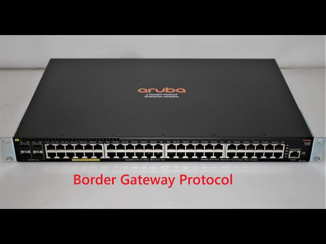 Aruba Network Border Gateway Protocol BGP