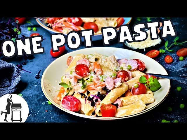 One Pot Pasta | schnelles & cremiges Party- & Familienrezept | Die Frau am Grill