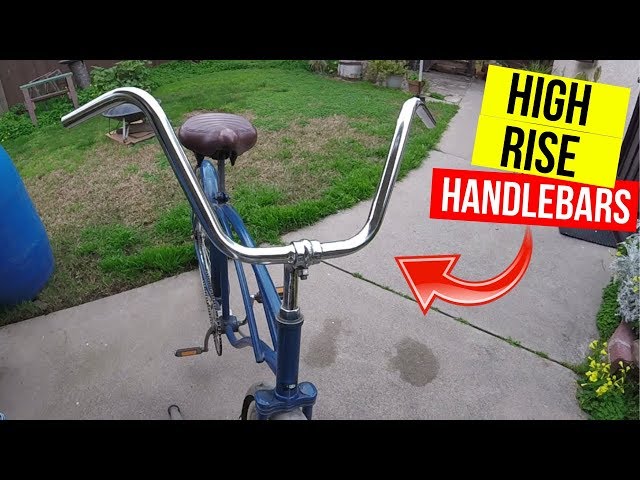 Comfort High Rise Bars. Replacing Bike Handlebars -Jonny DIY