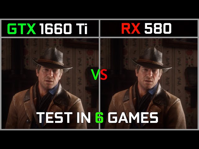 GTX 1660 Ti VS RX 580 4GB | Test In 6 Games | 2020