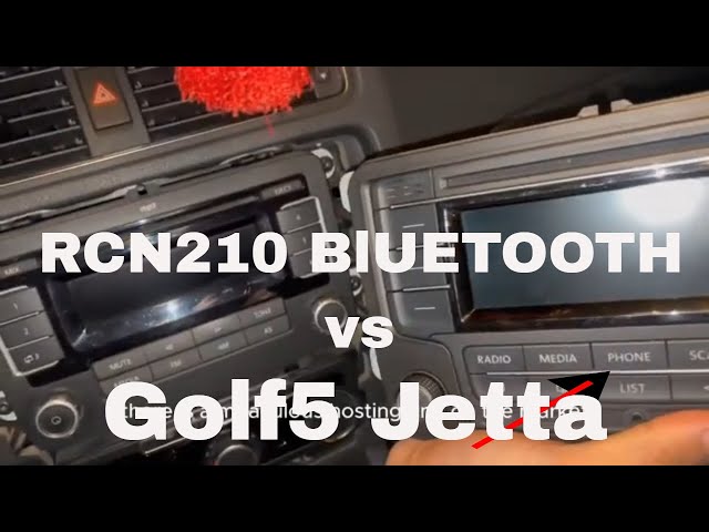 Scumaxcon Budget-Friendly Car Audio Upgrade Option | VW Jetta RCN210 Factory-Style Head Unit#RCN210