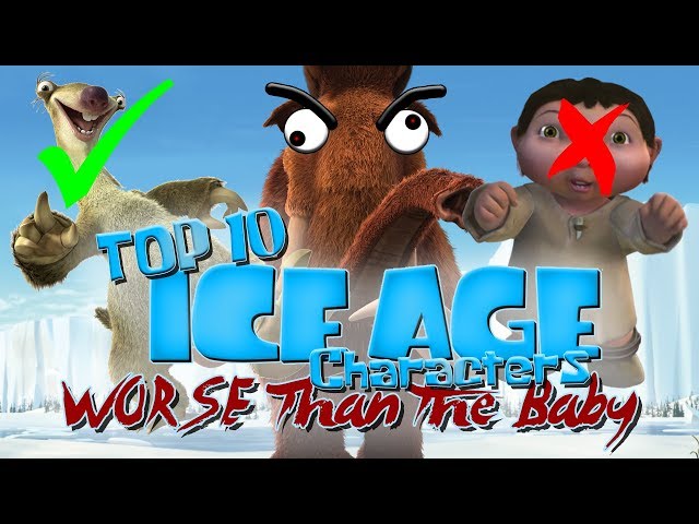 Top 10 Ice Age Characters WORSE Than The Baby