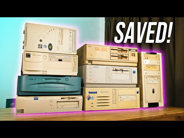 I Saved Old Computers From Being Scrapped!