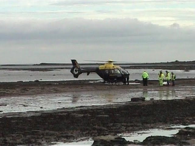 Pilot found on beach after plane crash near Yorkshire seaside village.
