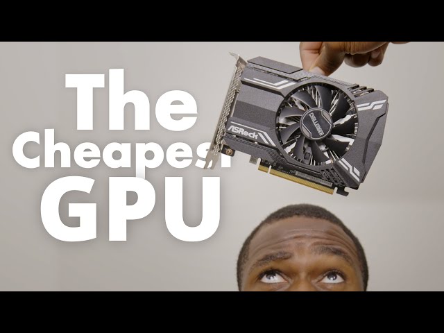 The RX 6400 is the cheapest 1080p GPU