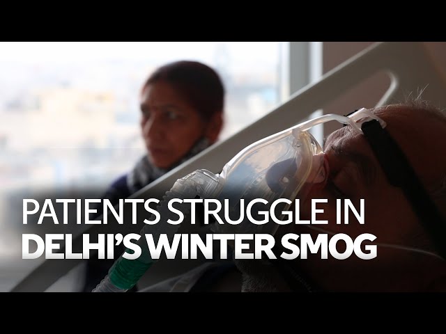 Delhi’s worsening air pollution leaves sufferers across the city
