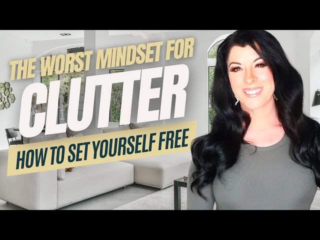 Clutter Overload? How to break the toxic "more is more" mindset that keeps our home chaotic & messy