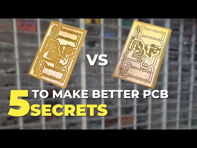 5 Secrets to make admirable PCBs at home