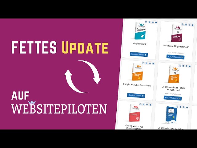 FETTES Update auf websitepiloten.de (🔴Live Stream)