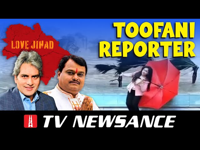 R Bharat’s funny reporting on #biparjoy & truth about Muslims leaving #Uttarkashi | TV Newsance 215