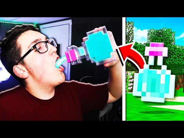 MINECRAFT ITEMS IN REAL LIFE CHALLENGE!