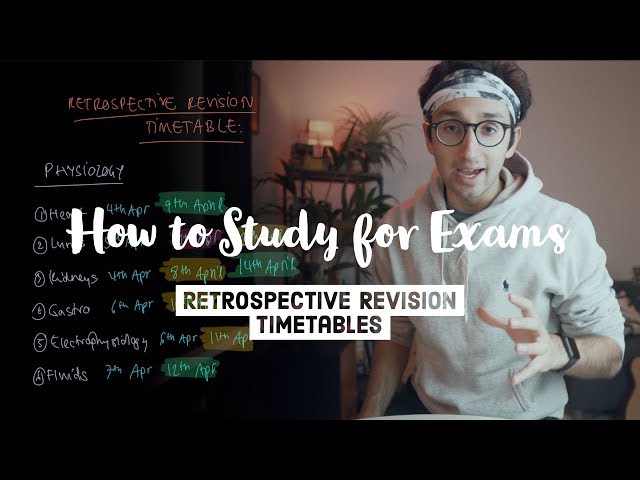 How to study for exams - The Retrospective Revision Timetable