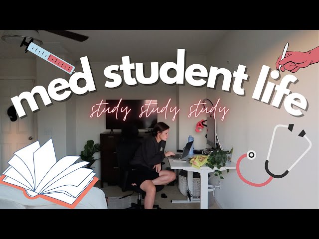 a week of studying as a medical student | Rachel Southard